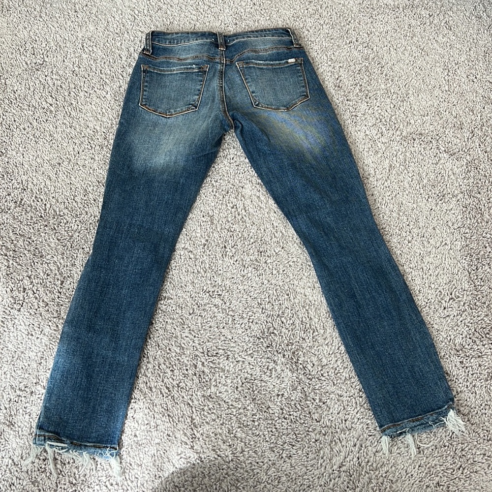 Vici A2 Jeans Asher Medium Rise Distressed Skinny Jeans New - Picture 9 of 11